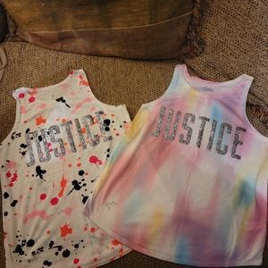 2 justice tanks for girls